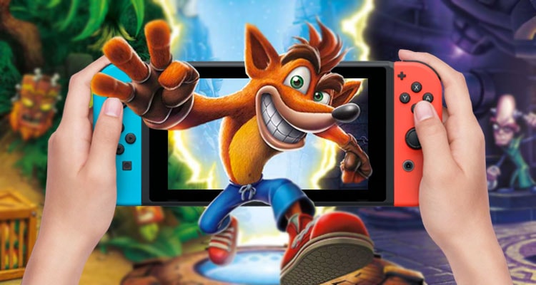 Crash Bandicoot encontra uma nova casa na Nintendo Switch