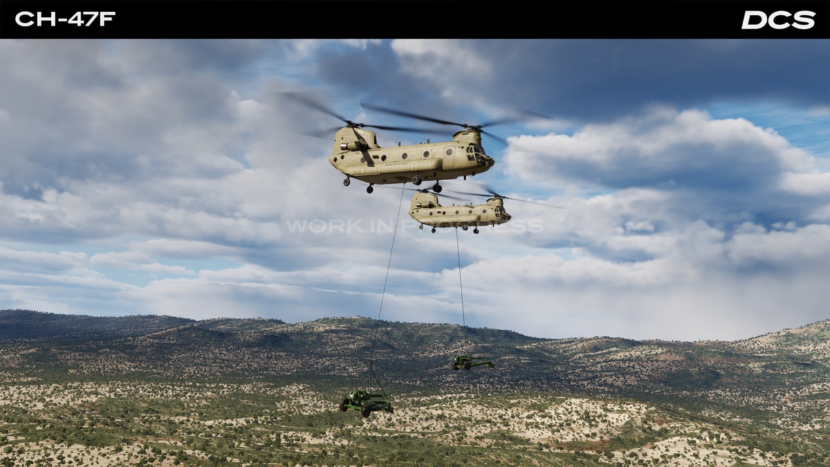 Eagle Dynamics lança o DCS: CH-47F Chinook